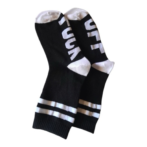Half Crew Fck Off Socks (1) - Picture 3 of 7